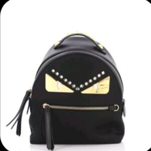 Beautiful Authentic Fendi Bag Bugs Monster Studded mini Backpack